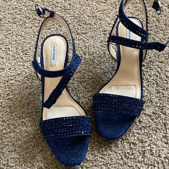 parlyn glitter rhinestone strappy sandals